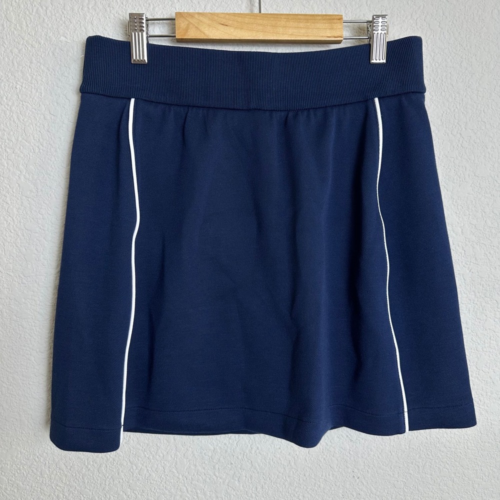 Spanx AirPique Skort Timeless Navy Blue Athletic Golf Tennis Skirt 21414R New M - Picture 1 of 7